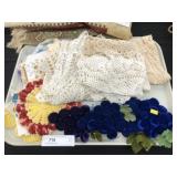 Crocheted Table Covers
