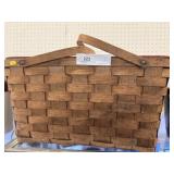 Split Oak Woven Picnic Basket