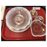 Opalescent Hobnail Glassware