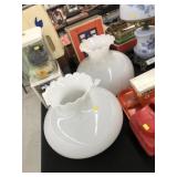 (2) Glass Lamp Shades
