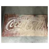 Coca-Cola Steel Embossed Sign