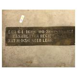Brass Stencil