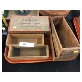 Cheese and Cigar Boxes