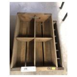 (2) Wooden Beverage Crates