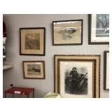 (4) Framed Prints