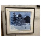 Framed Winter Print