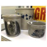 (3) Pieces of Eldreth and Salt Glazed Pottery