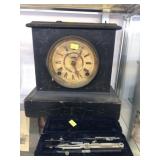 Mantel Clock with Drafting Tools