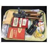 Bullet Molds with Powder Tins