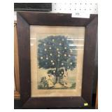 N. Currier Framed Lithograph