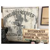 Vinyl Magnetic and Painted Metal Signs