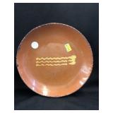 Greg Shooner Redware Plate