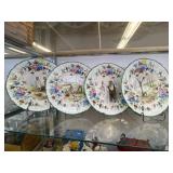 Early Chinaware Paint Decorated Plates
