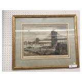 European Framed Engraving