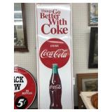 Contemporary Tin Coke Sign