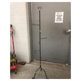 Wrought Iron Basket Rack