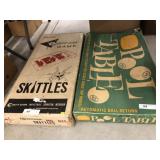 Skittles, Table Top Pool Table