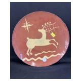 Greg Shooner Redware Plate