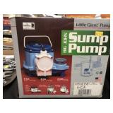 New Electric Sump Pump