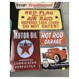 Contemporary Tin Signs