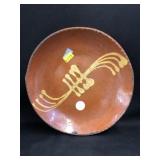 Greg Shooner Redware Plate