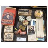 Vintage Boxes, Tins and Advertising Items