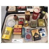 Vintage Boxes, Tins and Advertising Items