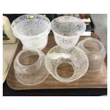 New Etched Glass Lamp Shades