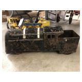 Vintage Pressed Steel Ride-On Locomotive