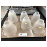 (7) New Glass Lamp Shades