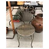 Nickel Plated Patio Chair