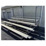 Aluminum Bleacher with 5 Benches