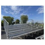 Aluminum Bleacher with 10 Benches