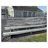 Aluminum Bleacher with 5 Benches