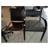 (2) Upholstered Office Chairs