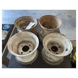 (4) Steel 8" Rims