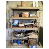 Teardrop Shelving Unit with Electrical Contents