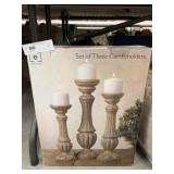(3) Candleholders