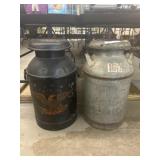 (2) Milk Cans