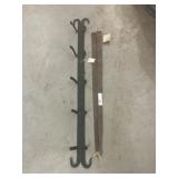 Barn Hinges with Wrought Iron Hanger