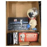 Vintage Snoopy Doll with Space Postcards