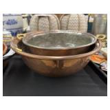 (2) Copper Pans