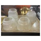 (5) New Glass Lamp Shades