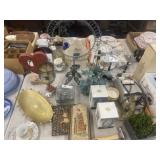Adding Machine, Candleholders, Home Decor