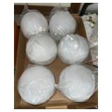 (6) New 6" Glass Lamp Shades