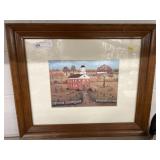 Framed Schoolhouse Print