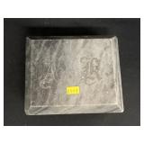 Monogrammed Marble Door Stop