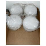(4) New 6" Glass Lamp Shades