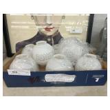 (8) New Glass Lamp Shades