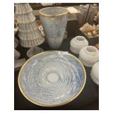 Decorative Pottery Vase with Bowl